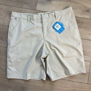 NEW Columbia PFG Shorts Grander Marlin II Offshore Mens 40 Tan UPF 50 Fishing